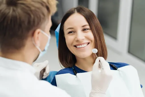 Patient consultation about TMJ symptoms at Dentistry On The Path in Downtown Toronto